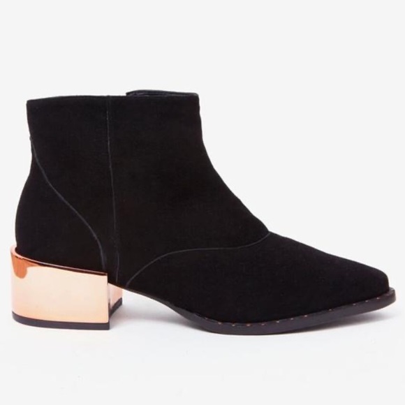 Ivy Kirzhner Shoes - Ivy Kirzhner Cirque2 Black Suede Ankle Boot